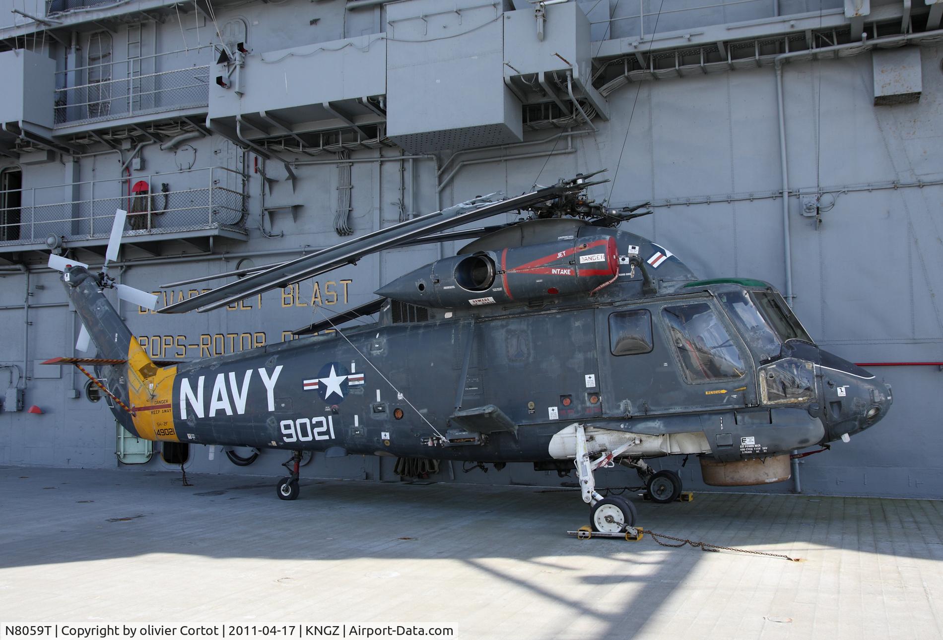 N8059T, Kaman SH-2F Seasprite C/N 25, USS Hornet museum