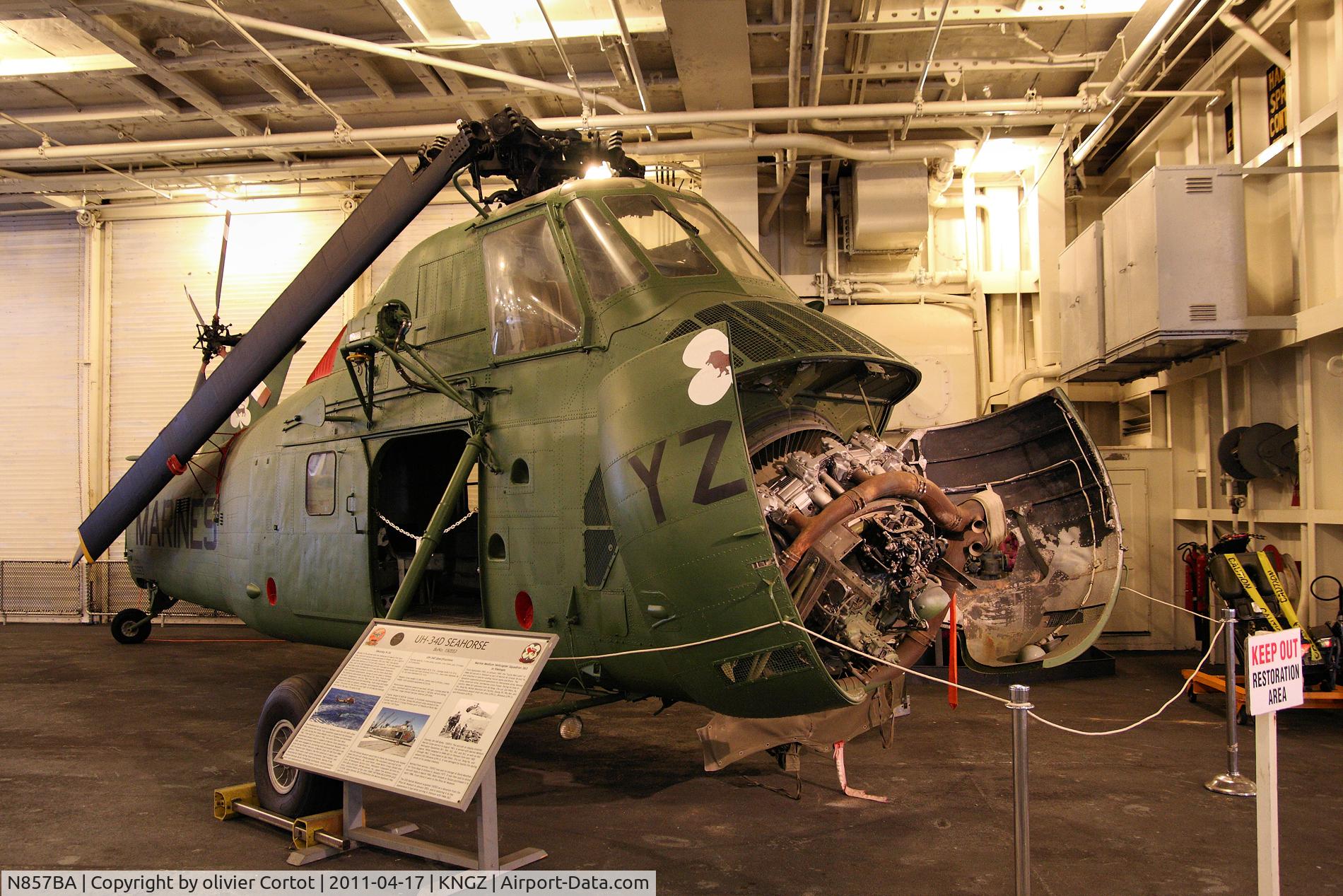 N857BA, Sikorsky UH-34D Seahorse C/N 150553, USS Hornet museum