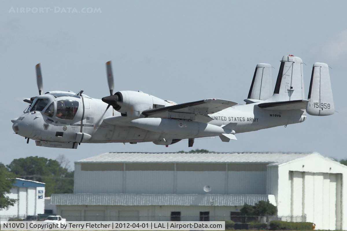 N10VD, 1968 Grumman OV-1D Mohawk C/N 162C, 1968 Grumman OV-1/RV-1, c/n: 68-15958 at 2012 Sun N Fun