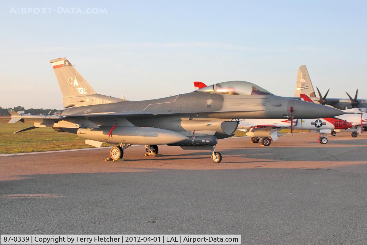 87-0339, 1987 General Dynamics F-16C Fighting Falcon C/N 5C-600, General Dynamics F-16C Fighting Falcon, c/n: 5C-600 at 2012 Sun N Fun
