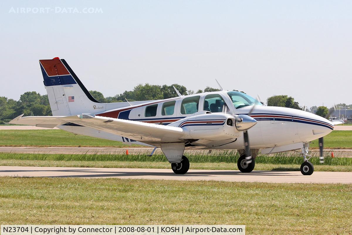 N23704, 1978 Beech 58 Baron C/N TH-900, EAA Airventure 2008.