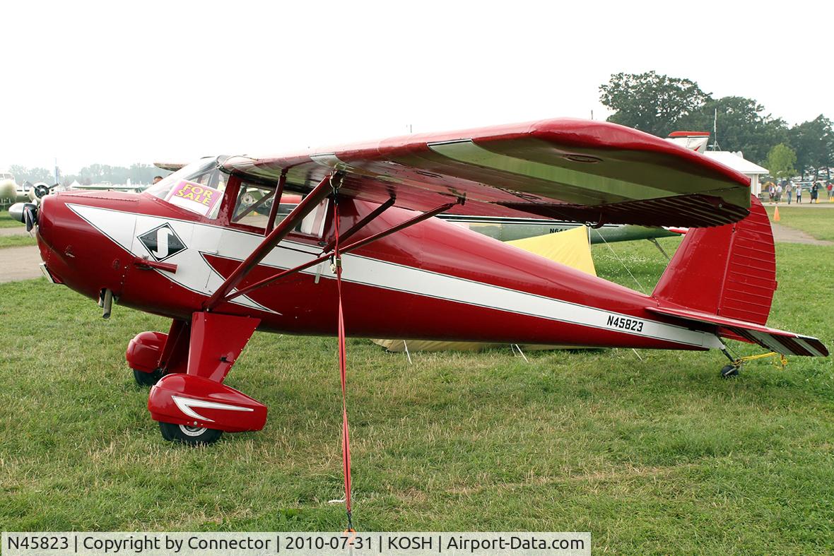 N45823, 1946 Luscombe 8A C/N 2350, EAA Airventure 2010.