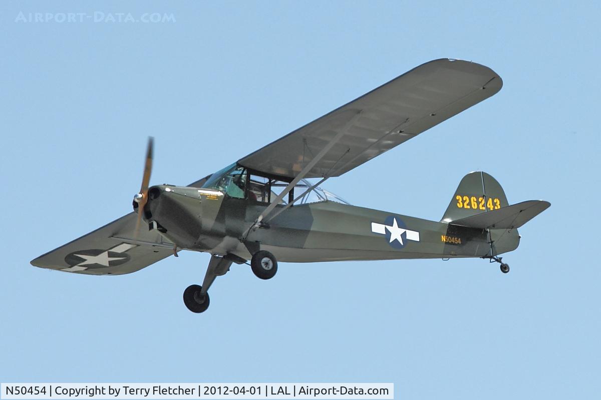 N50454, 1943 Taylorcraft DCO-65 C/N 5555, 1943 Taylorcraft DCO-65, c/n: 5555 at 2012 Sun N Fun