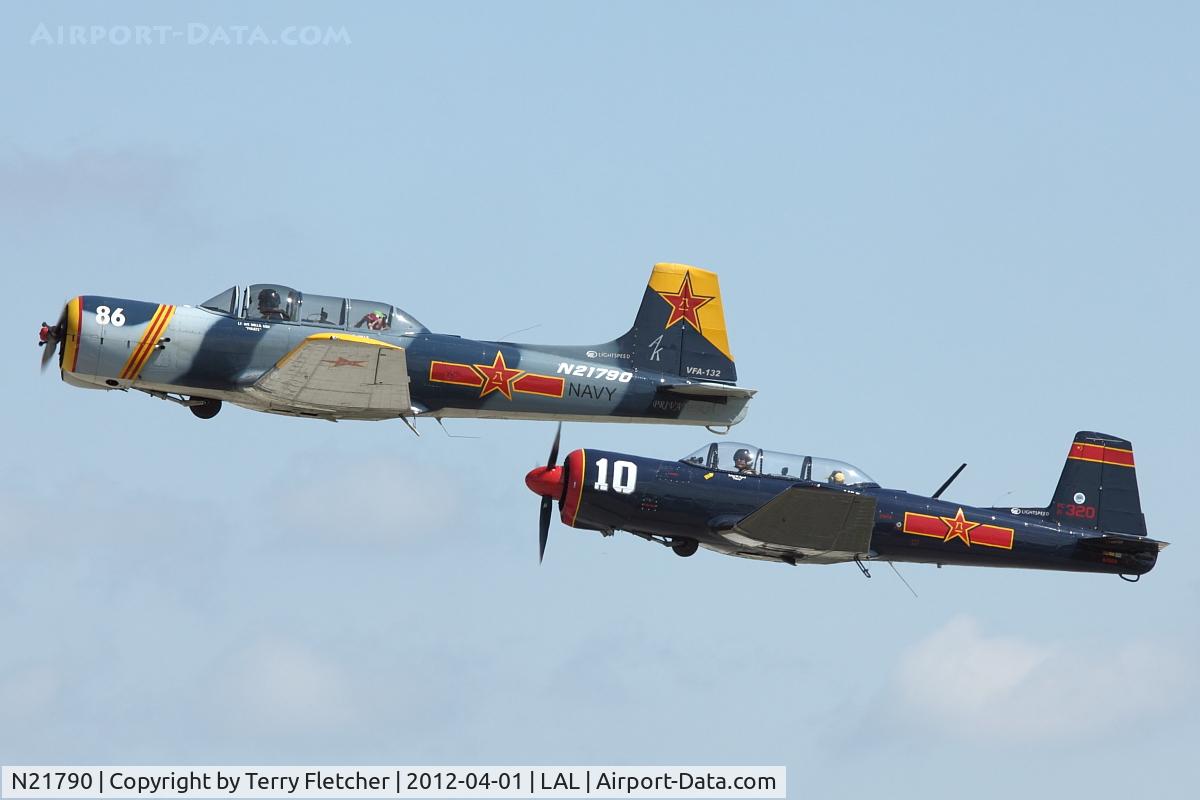 N21790, 1985 Nanchang CJ-6 C/N 4232022, 1985 Nanchang China CJ-6, c/n: 4232022 - part of display team at 2012 Sun N Fun