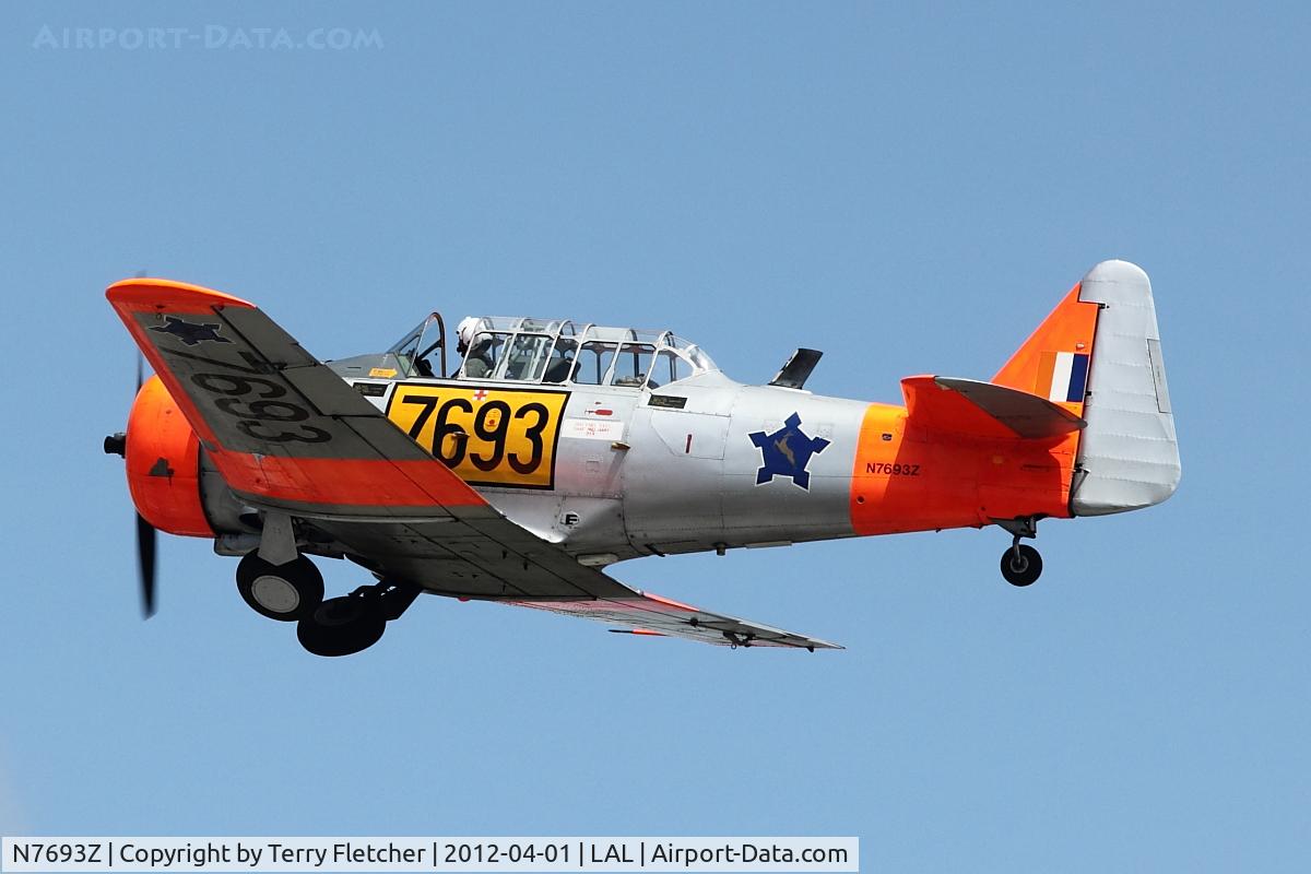 N7693Z, 1942 North American AT-6C Texan C/N 88-11637, 1942 North American AT-6C, c/n: 8811637 ex 42-3933 at 2012 Sun N Fun