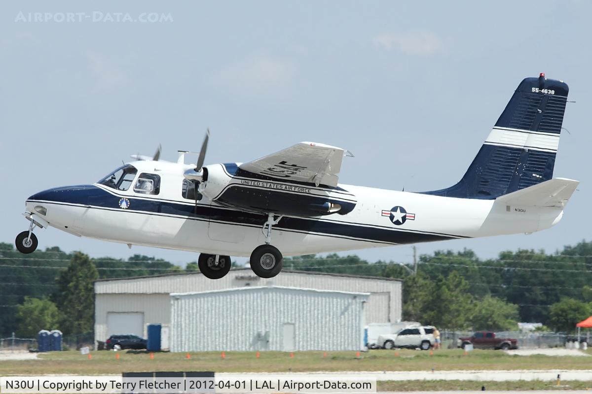 N30U, 1955 Aero Commander 560-A C/N 247, 1955 Aero Commander 560-A, c/n: 247 ex 55-4638 at 2012 Sun N Fun