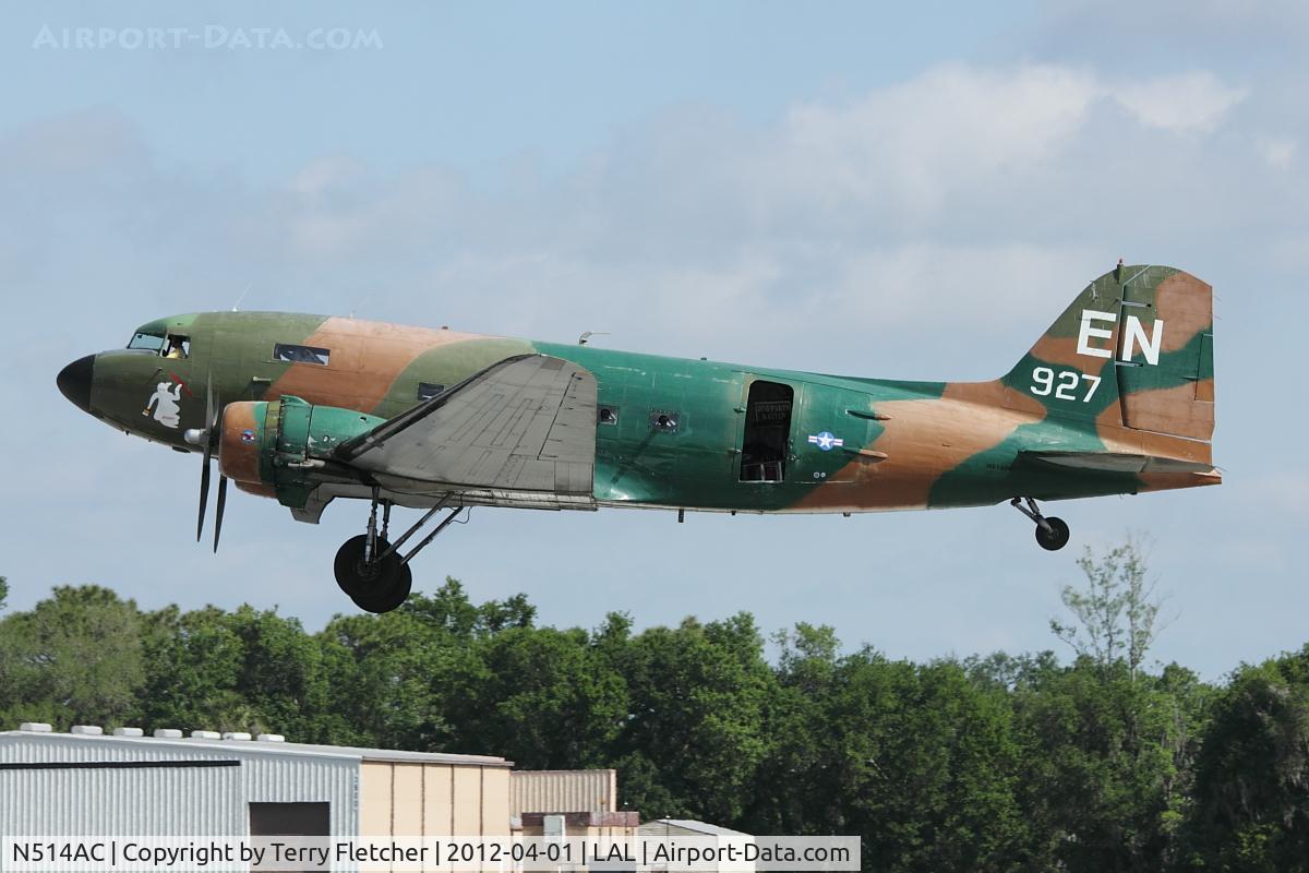 N514AC, 1944 Douglas DC3C (R4D6) C/N 26558, 1944 Douglas DC3C 1830-94, c/n: 26558 at 2012 Sun N Fun