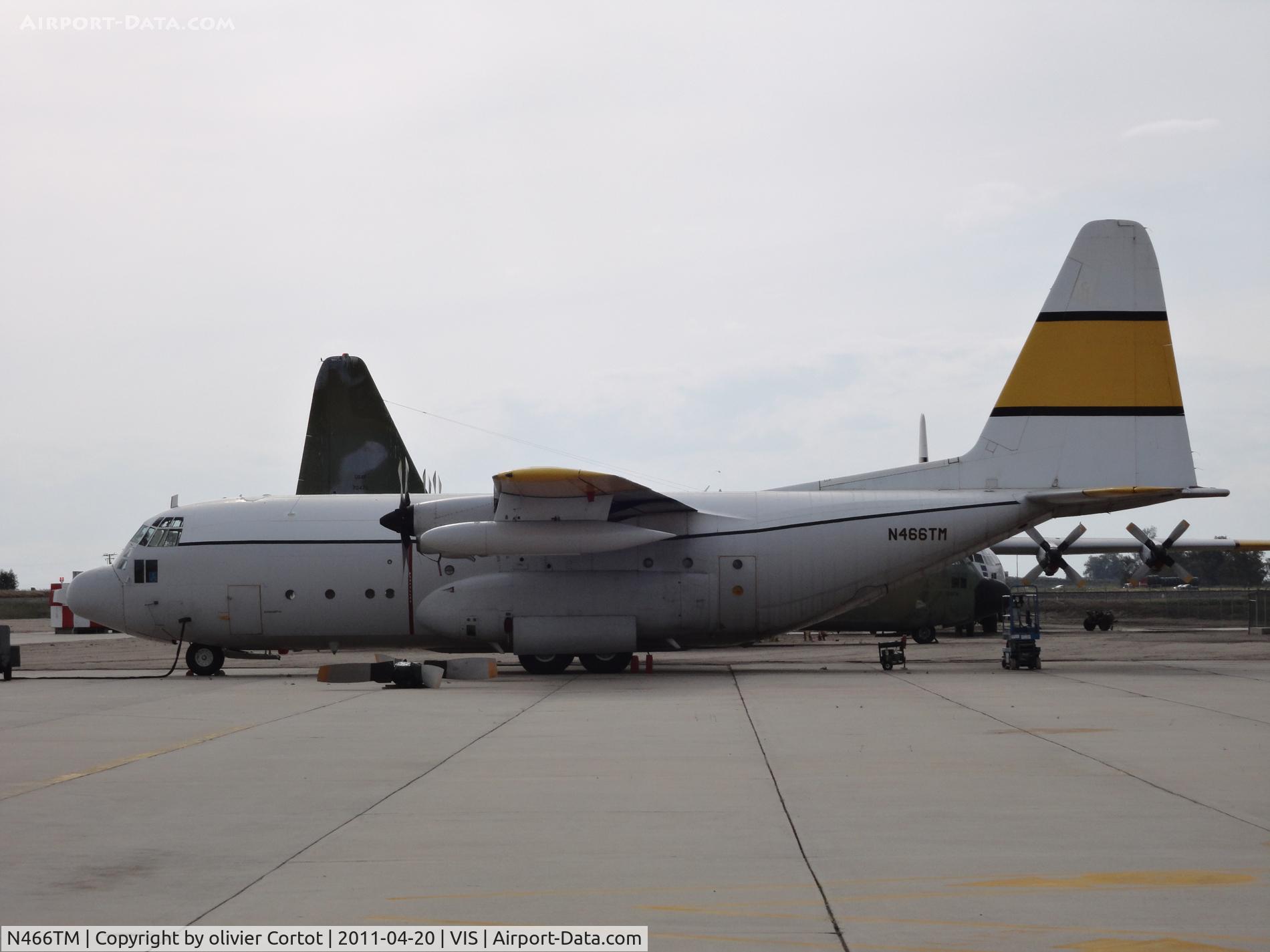 N466TM, 1957 Lockheed C-130A Hercules C/N 182-3173, Visalia 2011