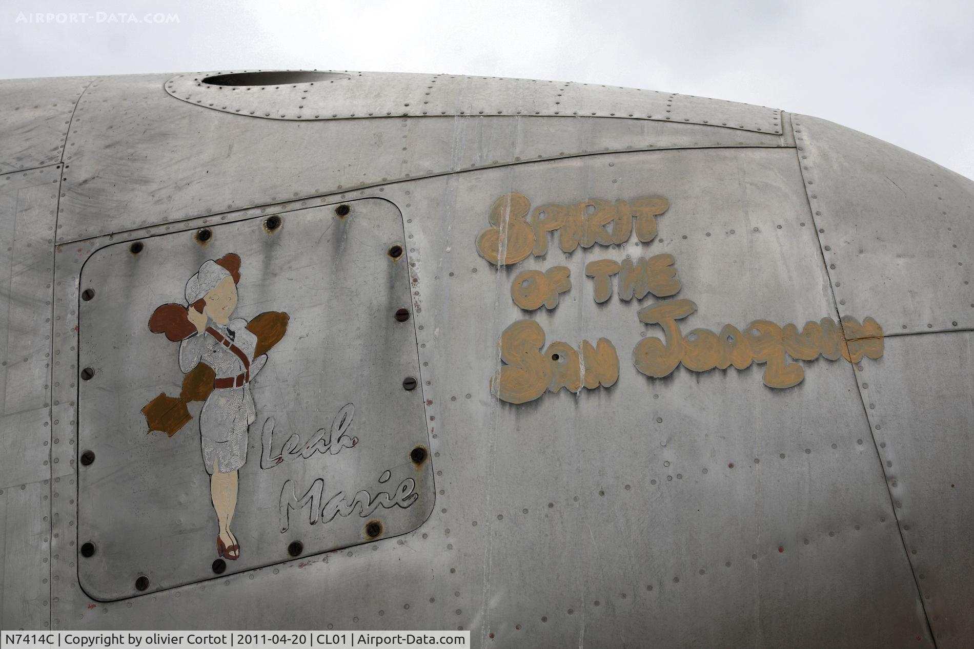 N7414C, 1957 Lockheed PV-2 Harpoon C/N 15-1428, nose art close up