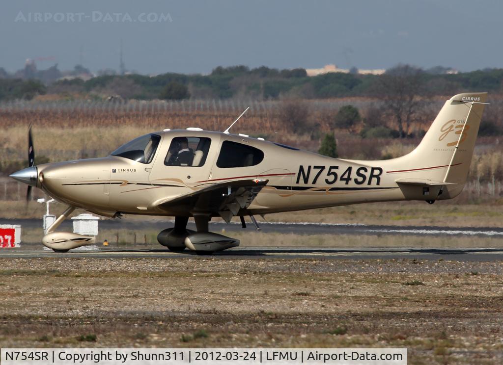 N754SR, 2007 Cirrus SR22 C/N 2629, Arriving from flight...