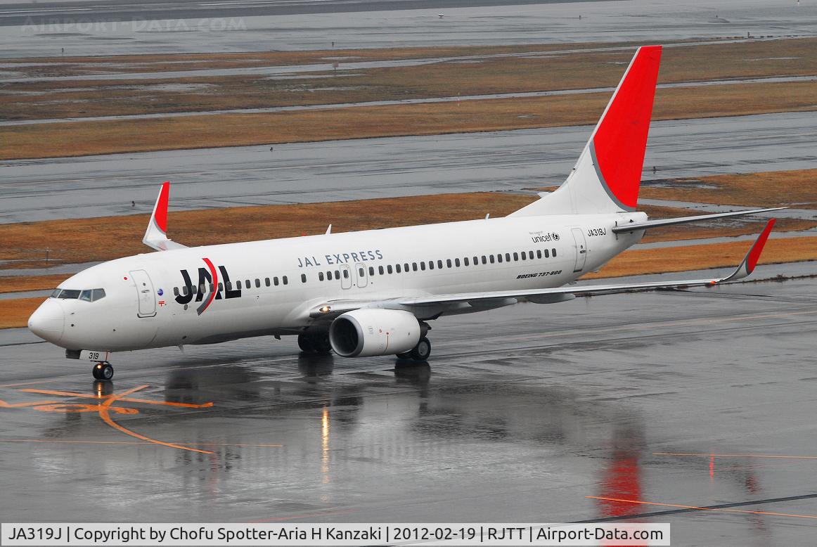 JA319J, 2008 Boeing 737-846 C/N 35348, NikonD200+TAMRON AF 200-500mm F/5-6.3 LD IF