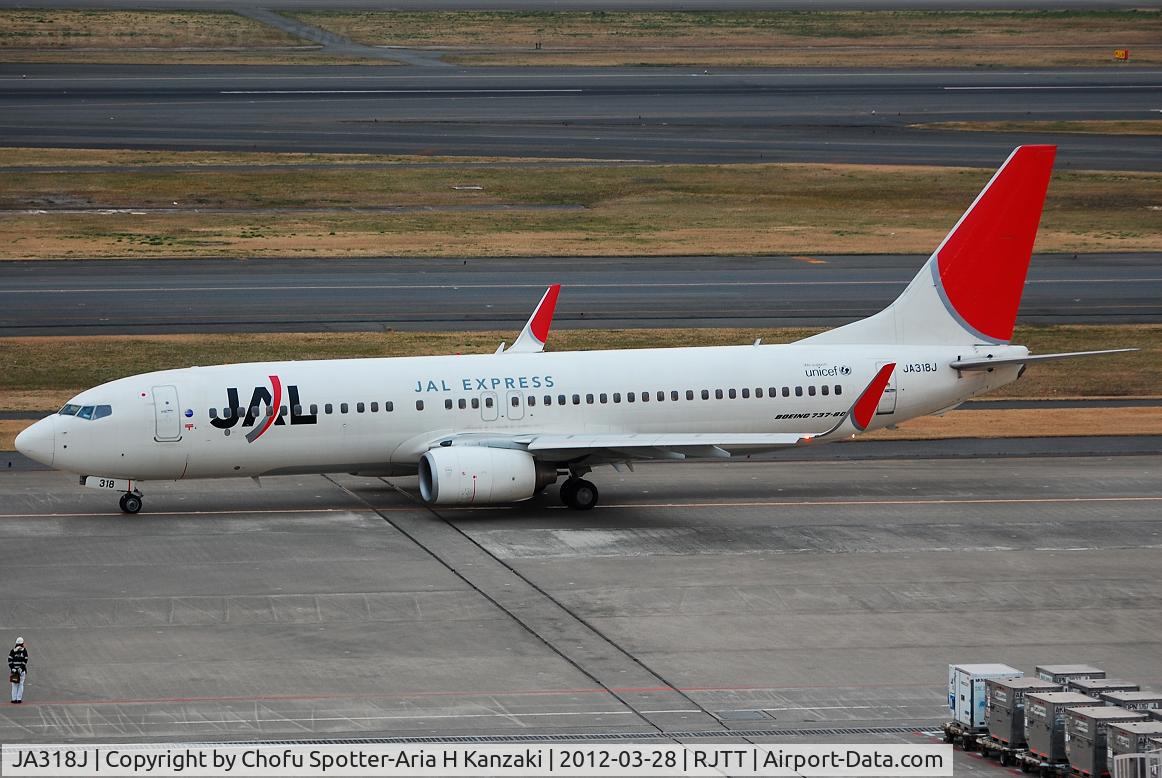 JA318J, 2008 Boeing 737-846 C/N 35347, NikonD200+TAMRON SP AF 70-200mm F/2.8 Di LD [IF]