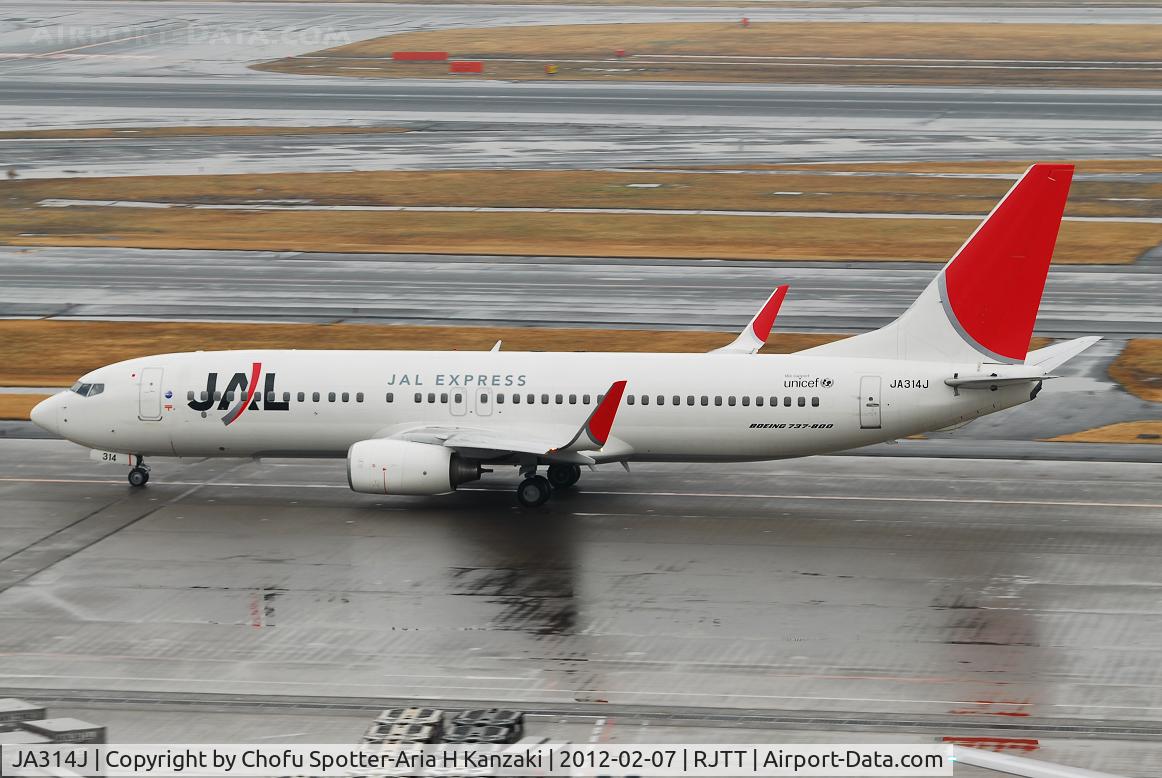 JA314J, 2008 Boeing 737-846 C/N 35343, NikonD40+TAMRON SP AF 70-200mm F/2.8 Di LD [IF]