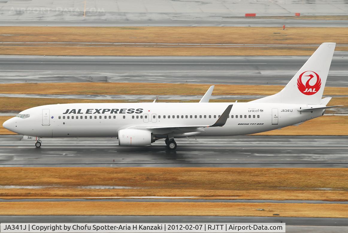 JA341J, 2012 Boeing 737-846 C/N 40356, NikonD40+TAMRON SP AF 70-200mm F/2.8 Di LD [IF]