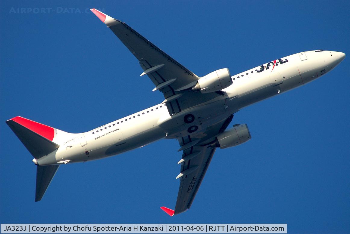 JA323J, 2009 Boeing 737-846 C/N 35352, NikonD200+TAMRON AF 200-500mm F/5-6.3 LD IF