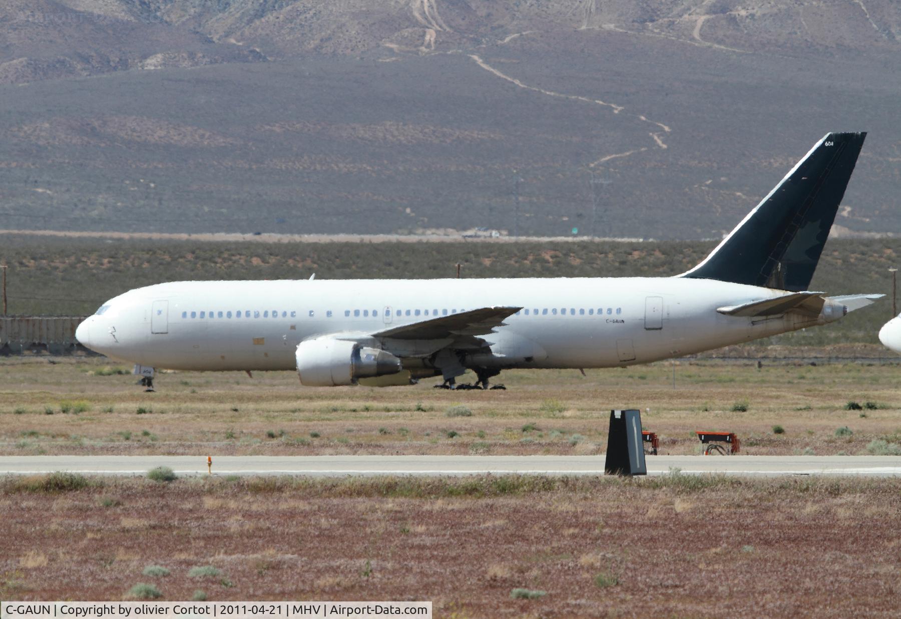 C-GAUN, 1983 Boeing 767-233 C/N 22520, Mojave desert...