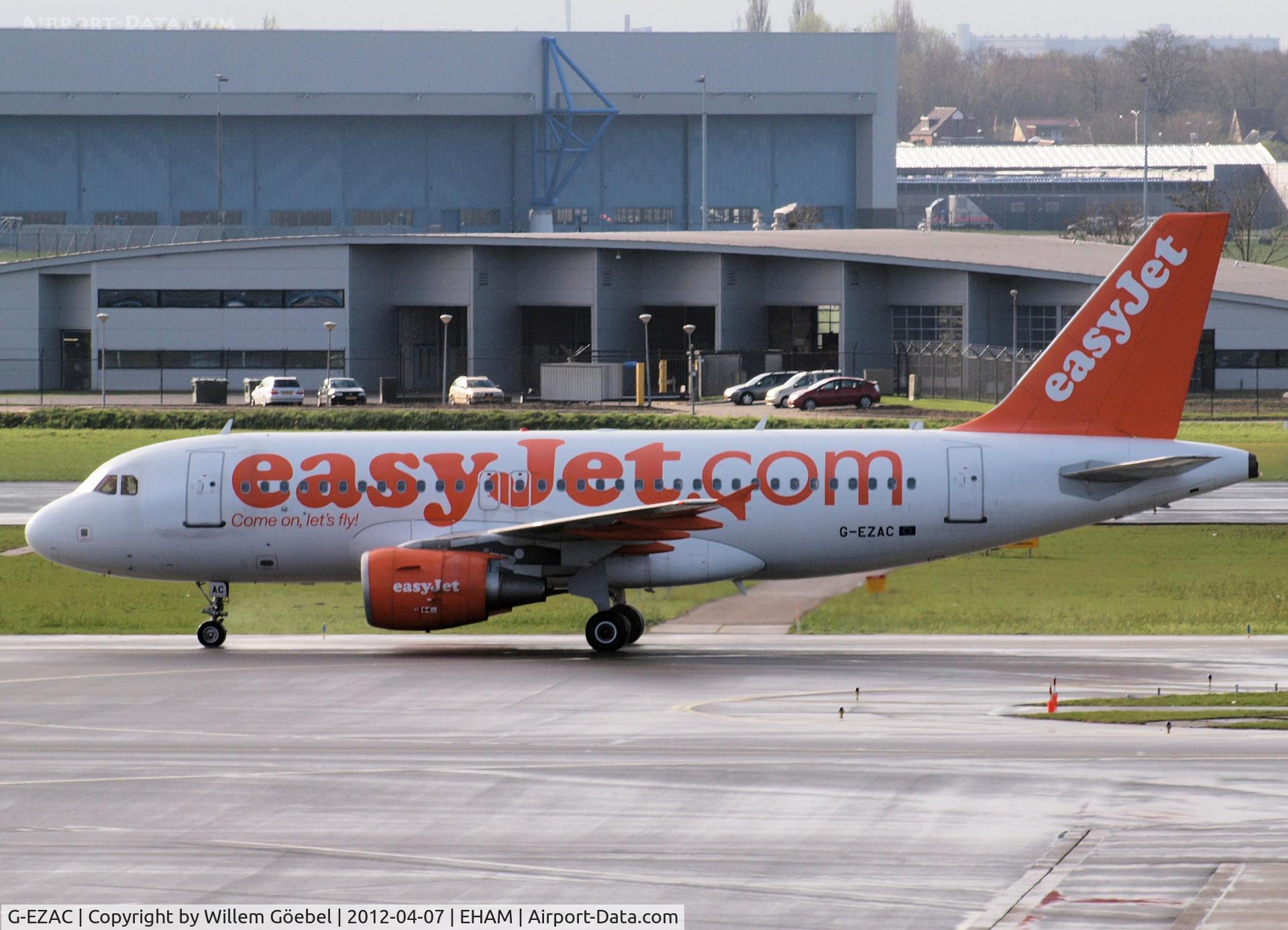 G-EZAC, 2006 Airbus A319-111 C/N 2691, Arrival on Schiphol Airport from runway 06
