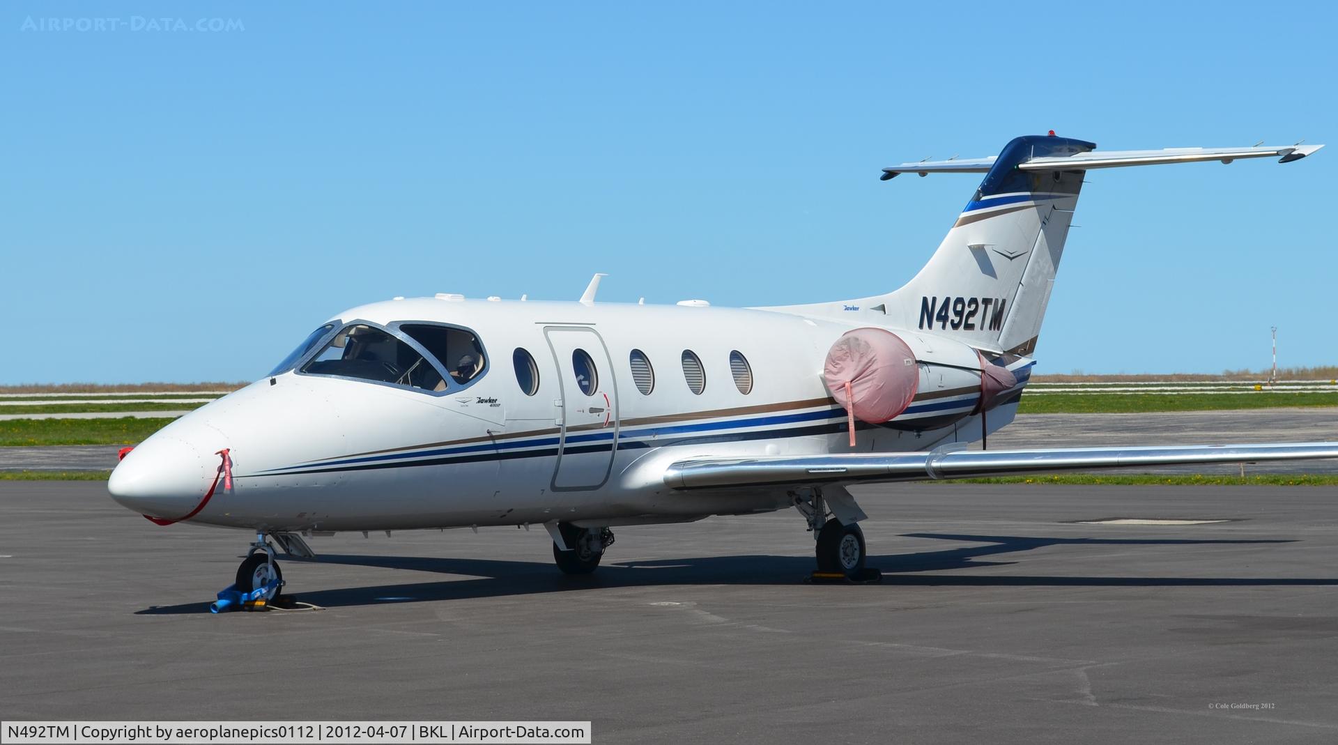 N492TM, Hawker Beechcraft 400A Beechjet C/N RK-580, N492TM seen at KBKL.