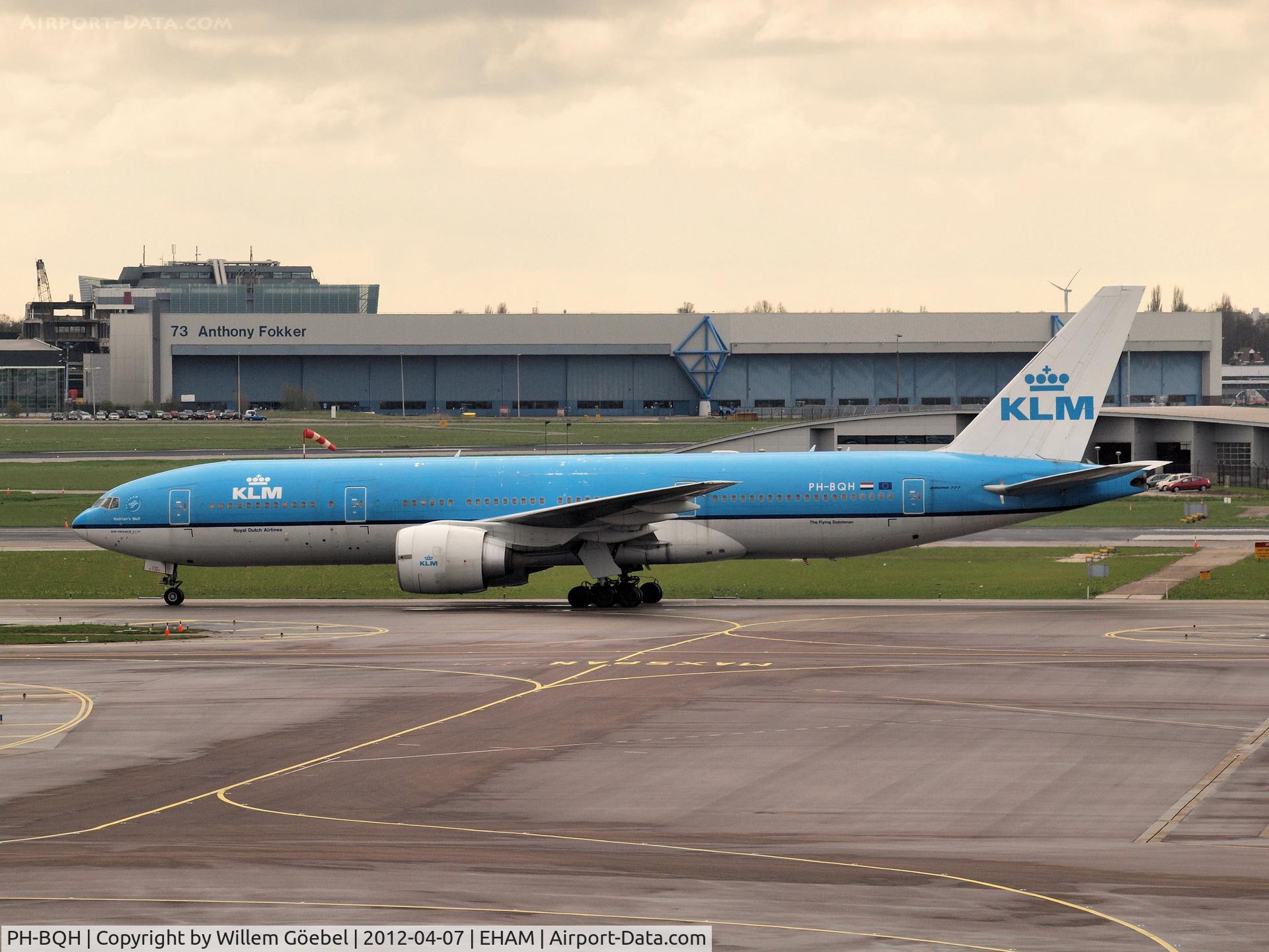 PH-BQH, 2004 Boeing 777-206/ER C/N 32705, Arrival on Schiphol Airport from runway 06