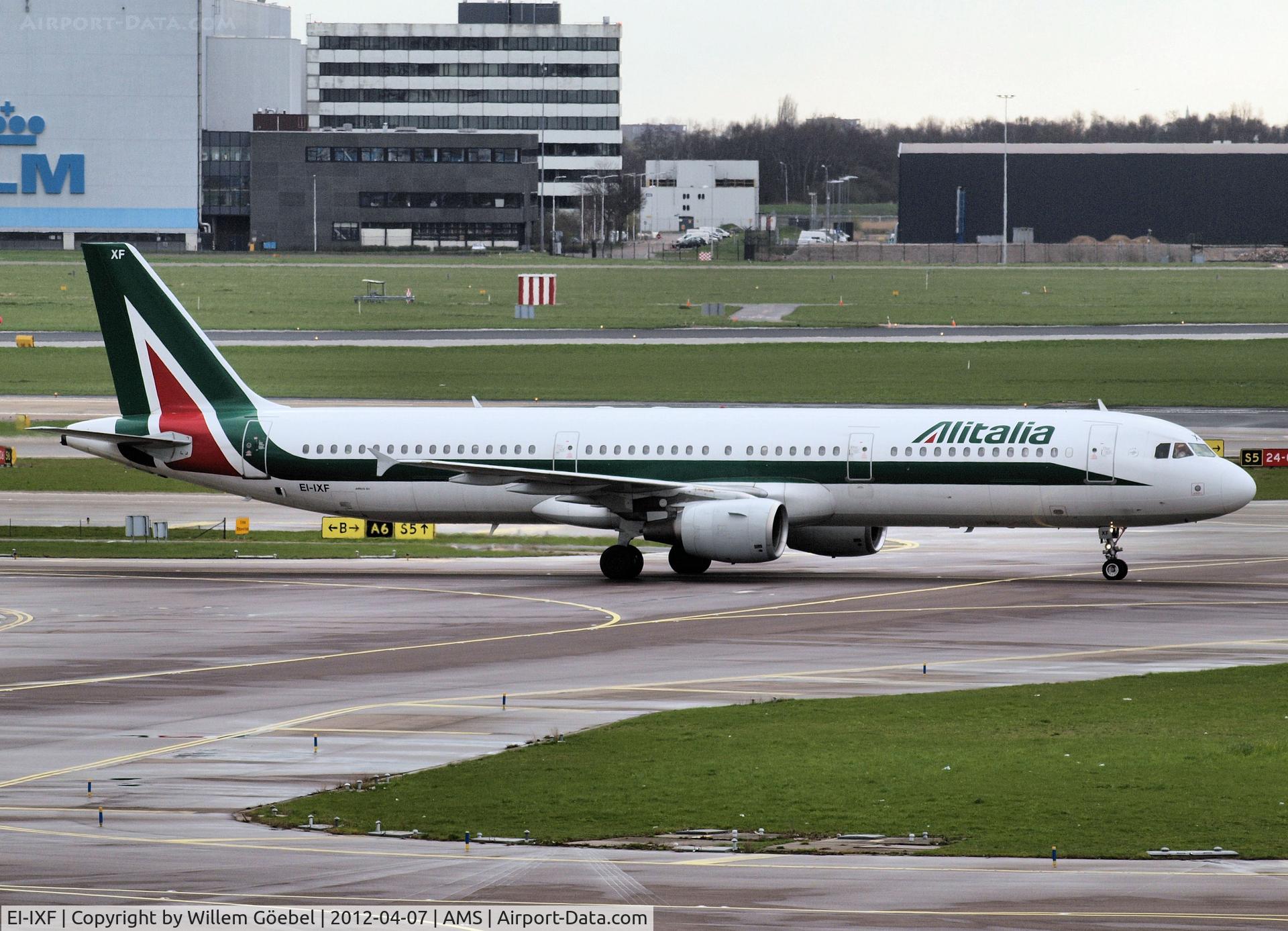 EI-IXF, 1995 Airbus A321-112 C/N 515, Arrival on Schiphol Airport from runway R36