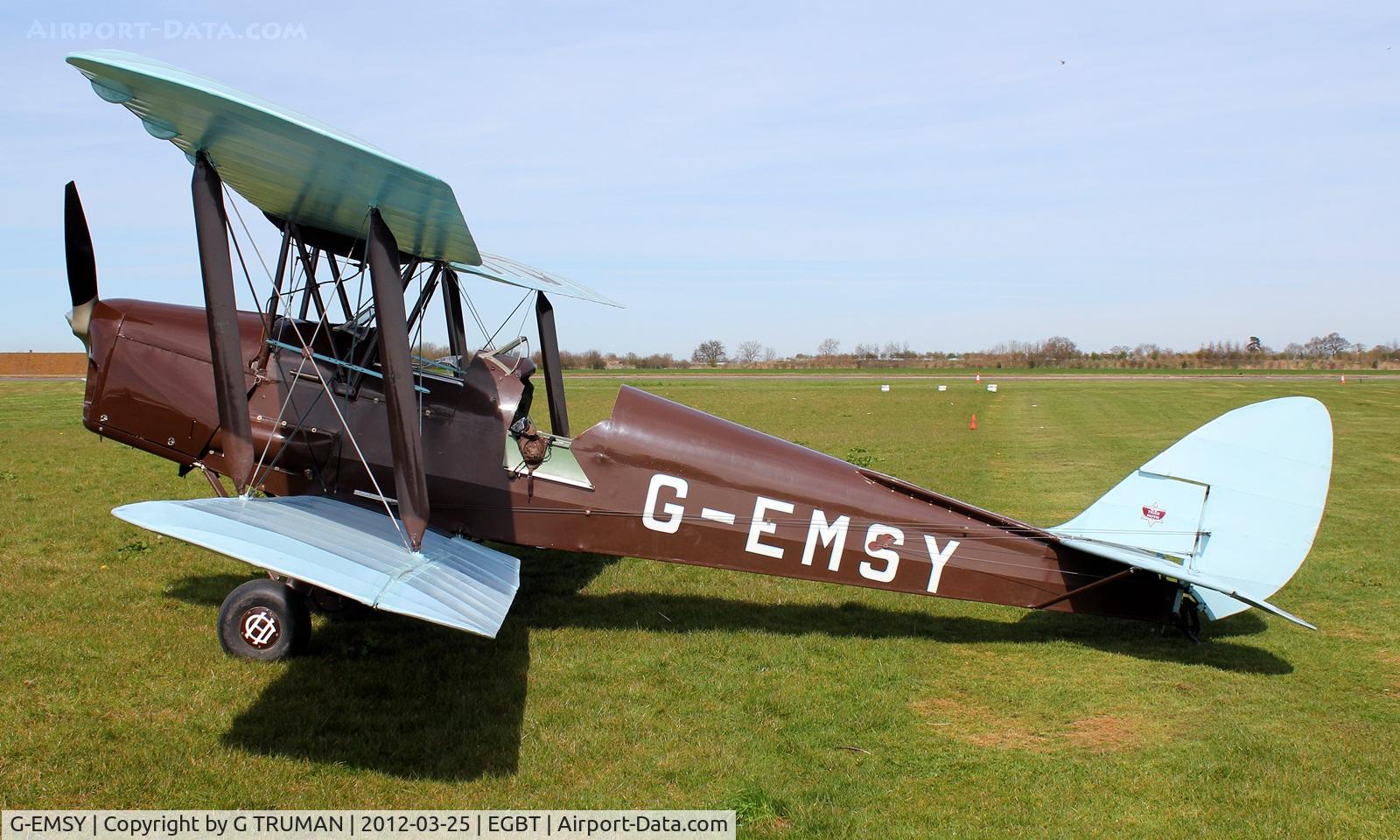 G-EMSY, 1940 De Havilland DH-82A Tiger Moth II C/N 83666, At VAC 2012 Spring Fly-in