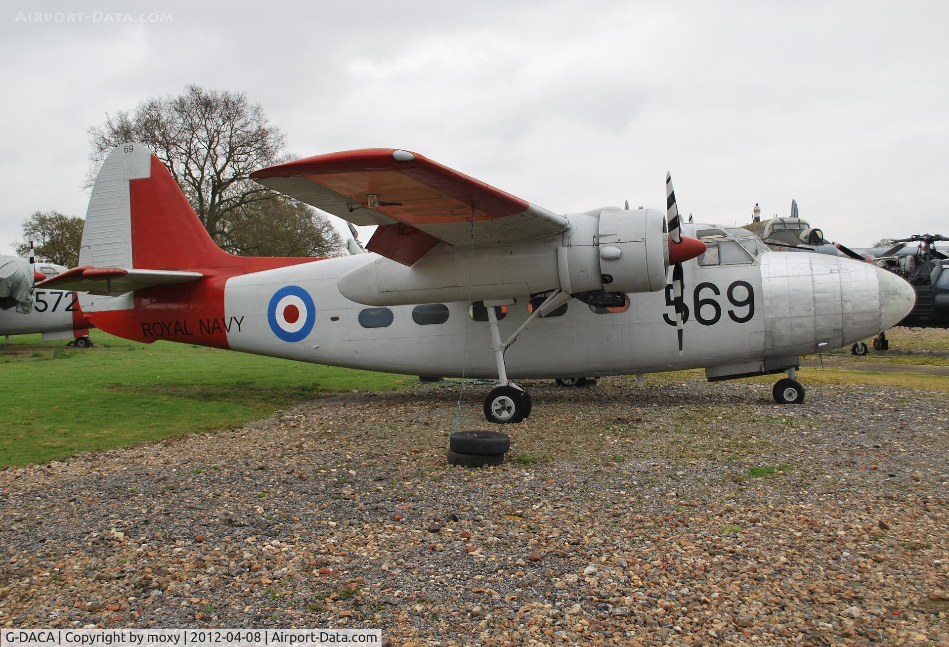 G-DACA, 1951 Percival P-57 Sea Prince T1 C/N P57/12, Percival Sea Prince T.1 ex WF118 at the Gatwick Aviation Museum.