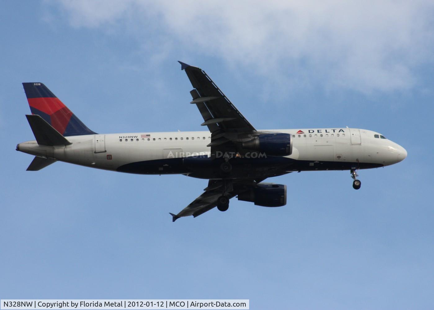 N328NW, 1992 Airbus A320-211 C/N 298, Delta A320