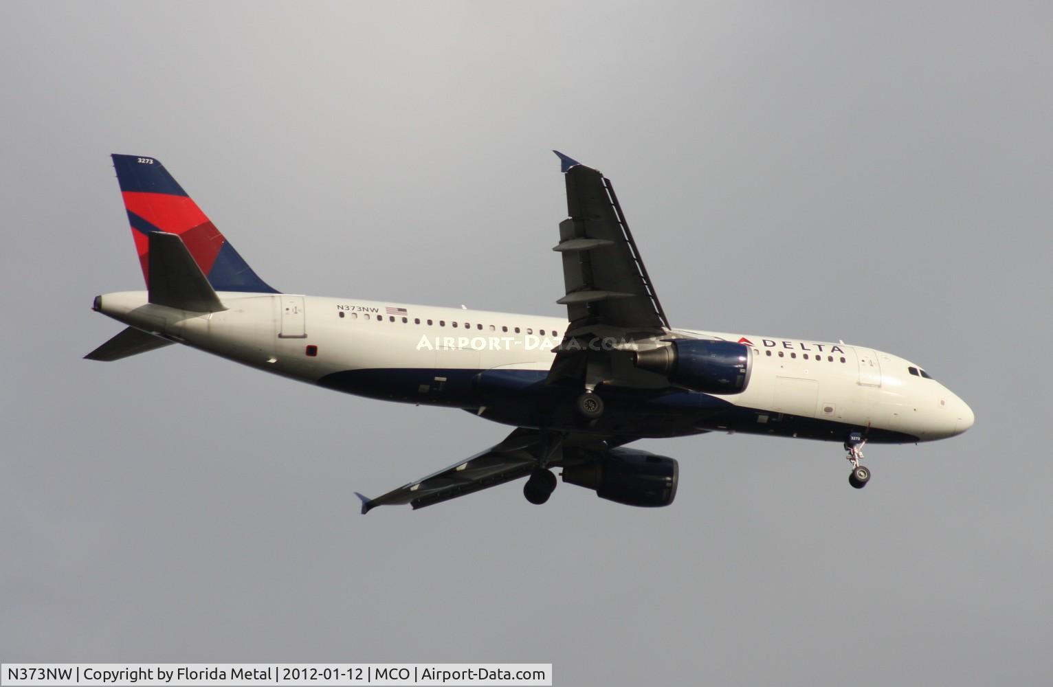 N373NW, 2001 Airbus A320-212 C/N 1641, Delta A320