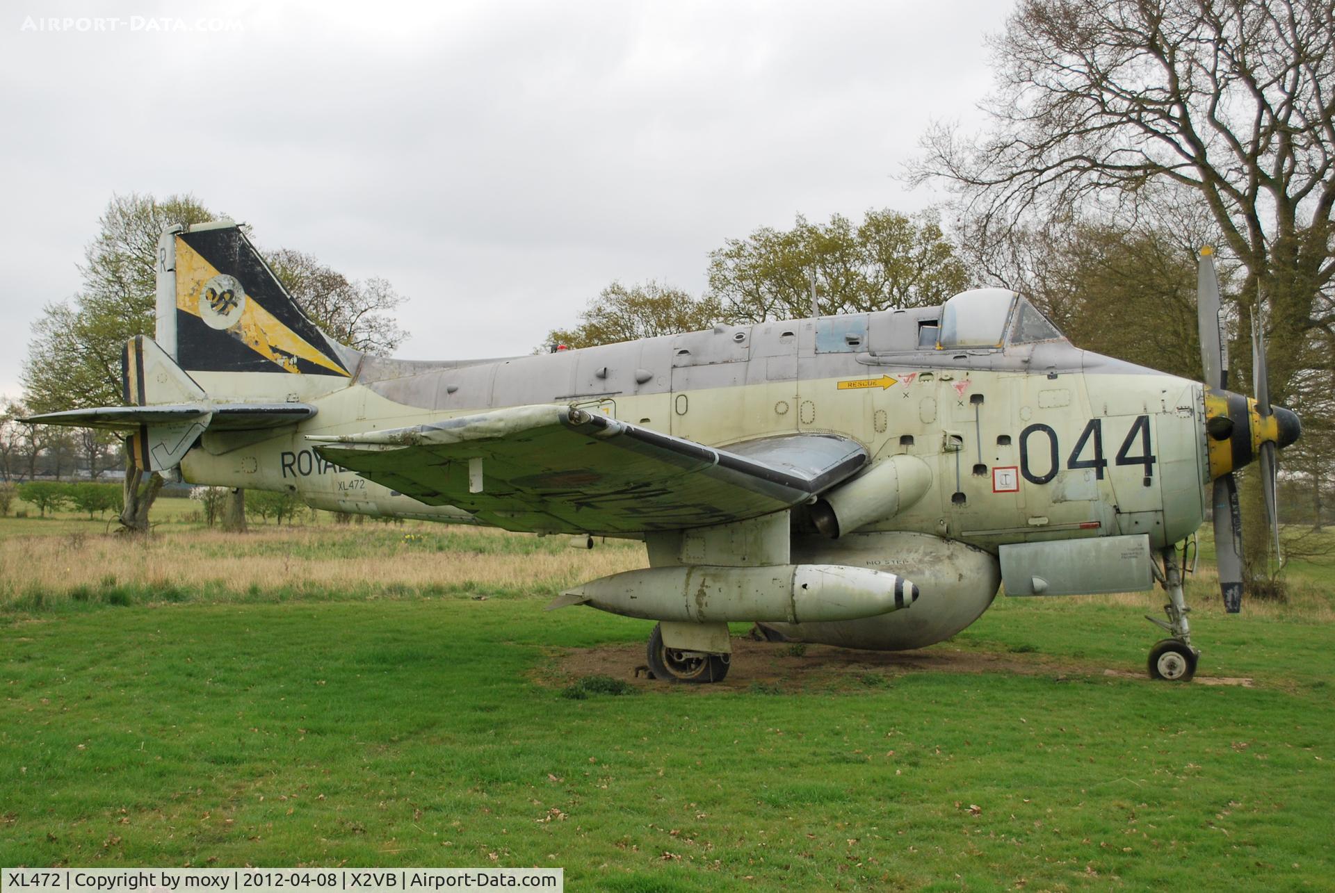 XL472, 1959 Fairey Gannet AEW.3 C/N F9441, Fairey Gannet AEW.3 at the Gatwick Aviation Museum