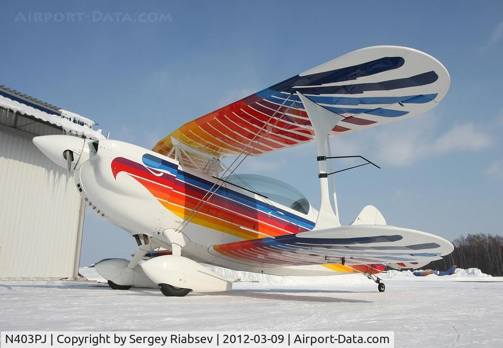 N403PJ, 2004 Christen Eagle II C/N 423, Bolshoe Gryzlovo airfield, Moscow region, Russia.