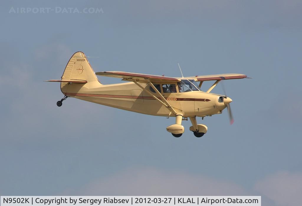 N9502K, 1947 Stinson 108-2 Voyager C/N 108-2502, Sun-n-fun 2012.