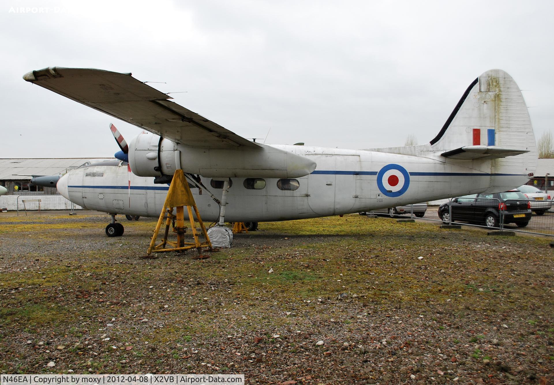 N46EA, 1956 Hunting Percival P-66 Pembroke C1 C/N PAC/66/83, Hunting Percival Pembroke C.1 at the Gatwick Aviation Museum