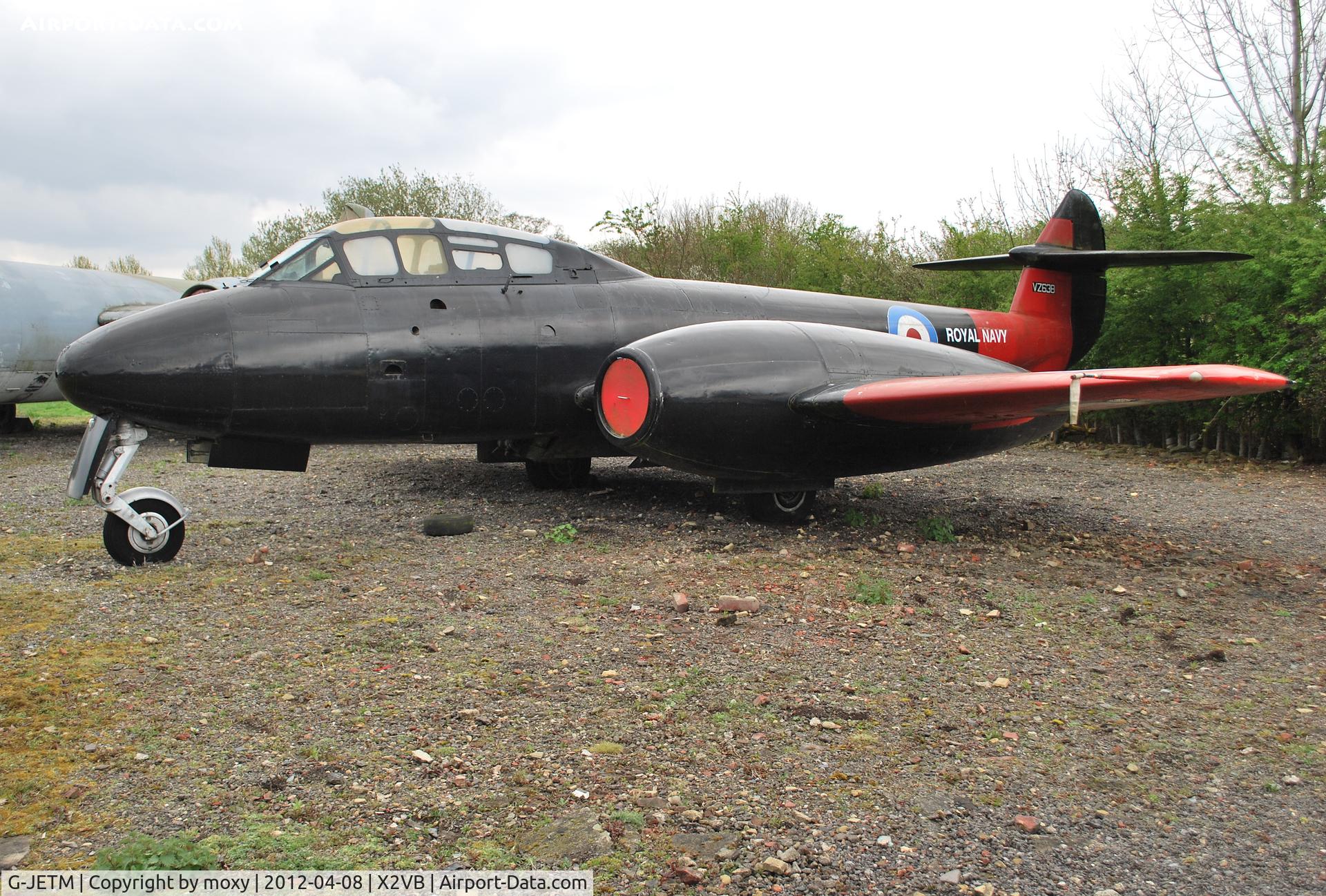 G-JETM, 1949 Gloster Meteor T.7 C/N Not found G-JETM/VZ638, Gloster Meteor T.7 (G-JETM) at the Gatwick Aviation Museum