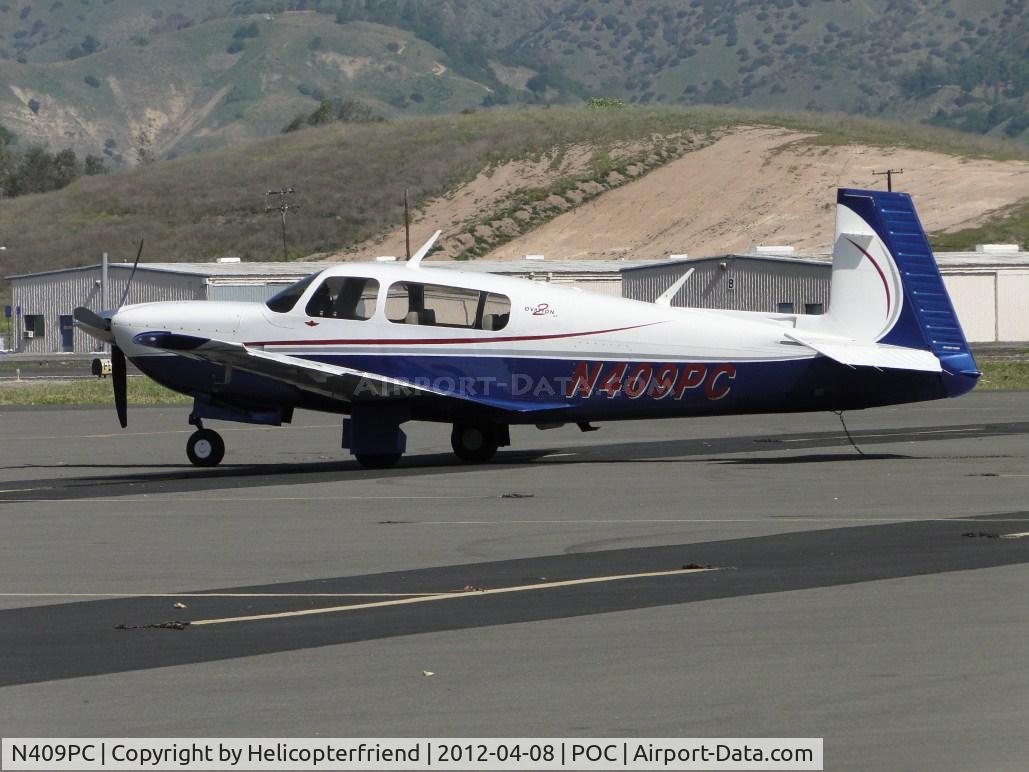 N409PC, 2007 Mooney M20R Ovation C/N 29-0488, Parked in transient parking