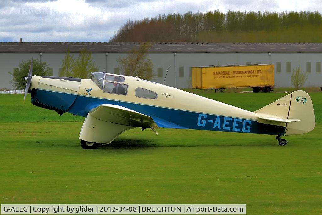 G-AEEG, 1936 Miles M-3A Falcon Major C/N 216, Last time I saw this gem was at Shuttleworth!