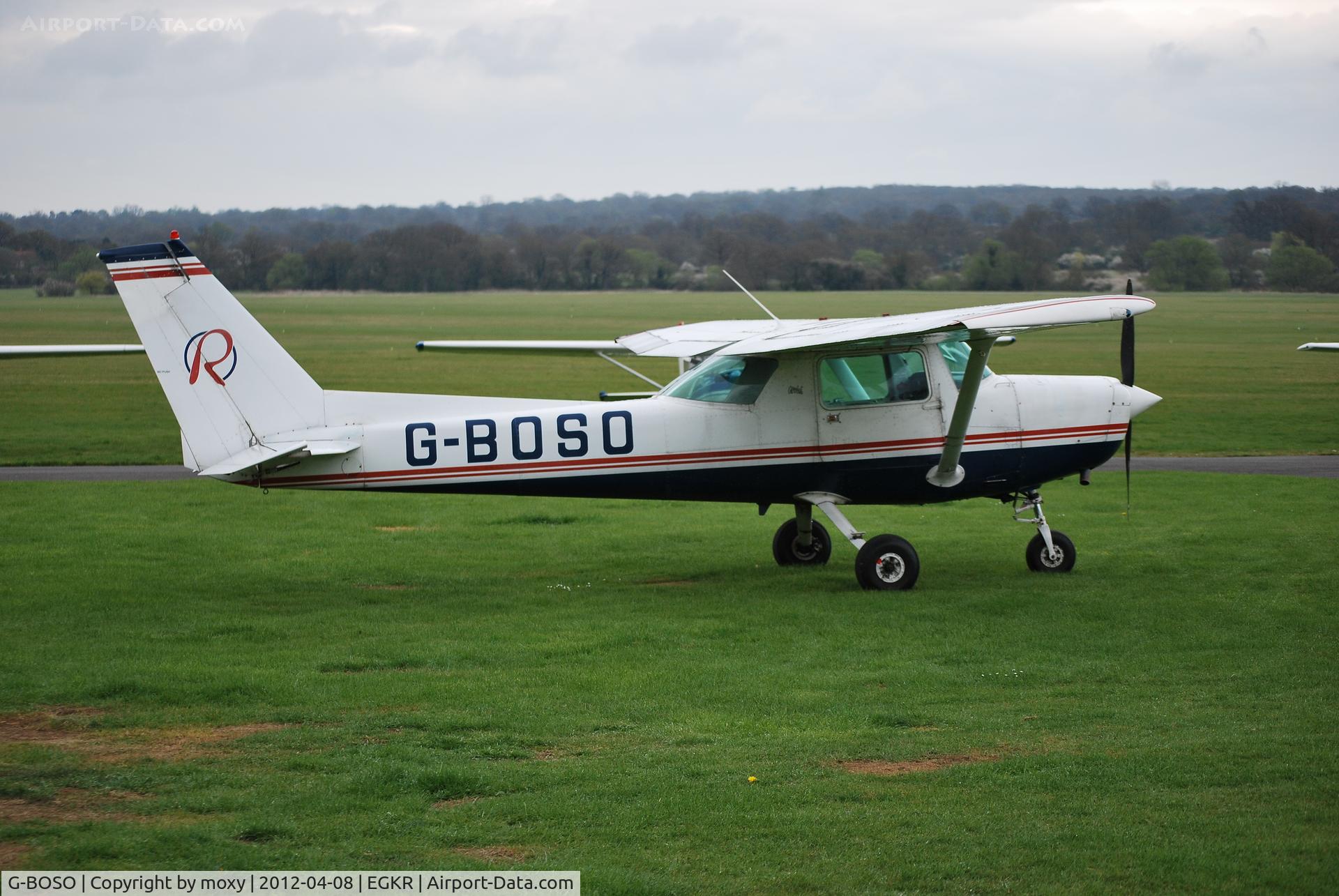 G-BOSO, 1981 Cessna A152 Aerobat C/N A152-0975, Cessna A152 at Redhill Ex N761PD