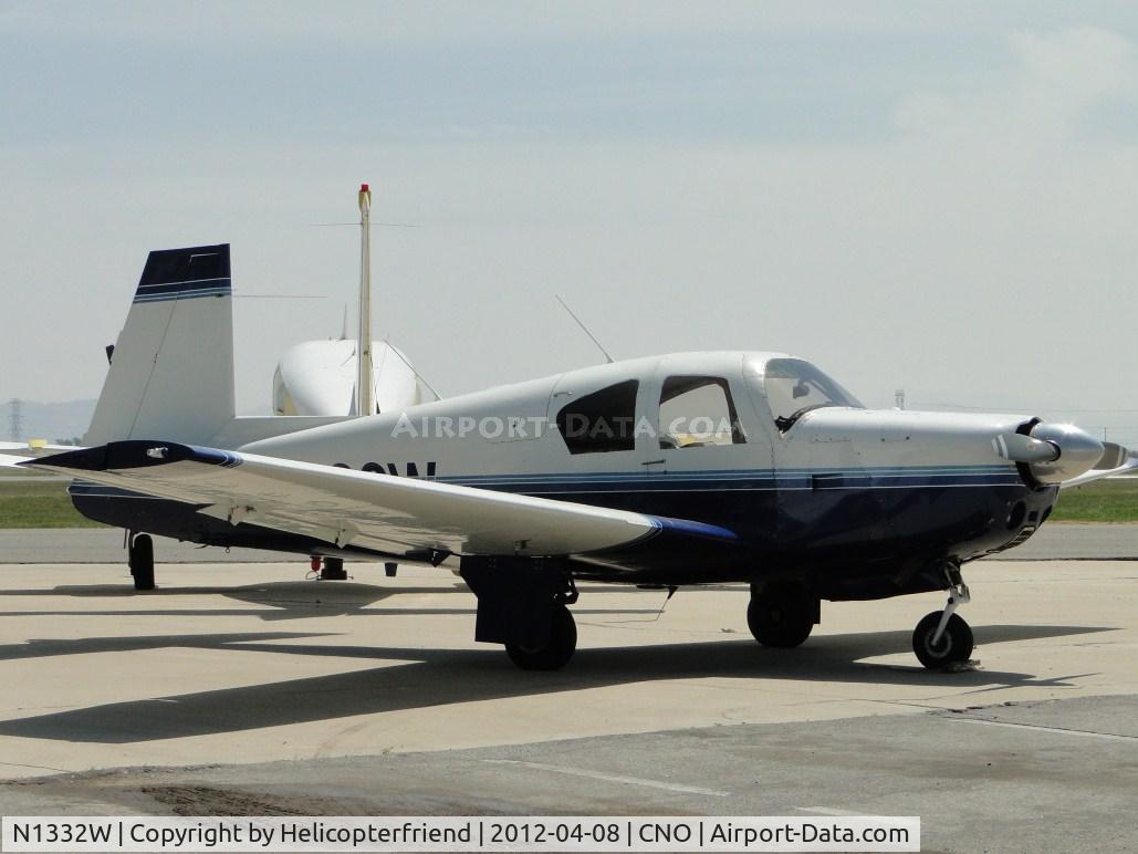 N1332W, 1963 Mooney M20E C/N 220, Parked on the east side