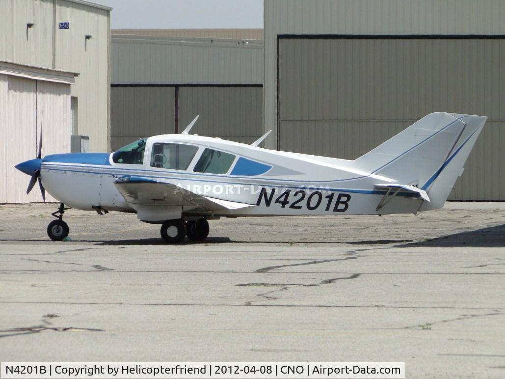 N4201B, 1975 Bellanca 17-30A Viking C/N 75-30775, Parked near a hanger