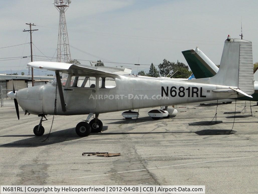 N681RL, 1956 Cessna 172 C/N 28633, Parked at Foothill Aircraft Sales & Service