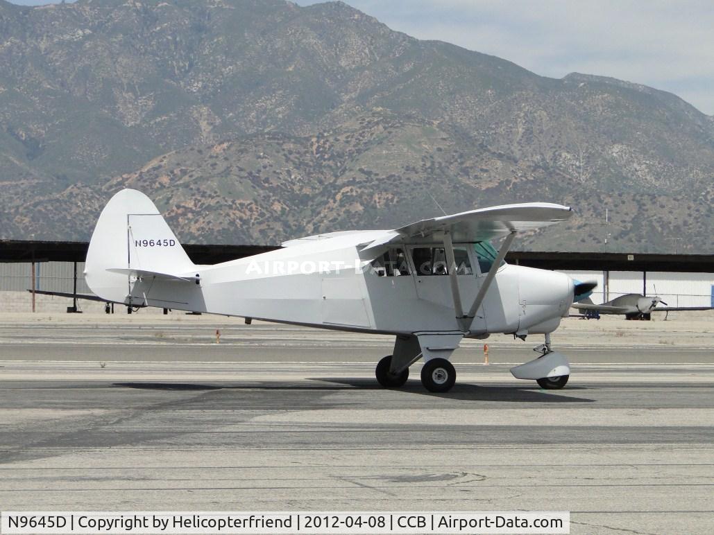 N9645D, 1959 Piper PA-22-150 C/N 22-6559, Taxiing back after landing