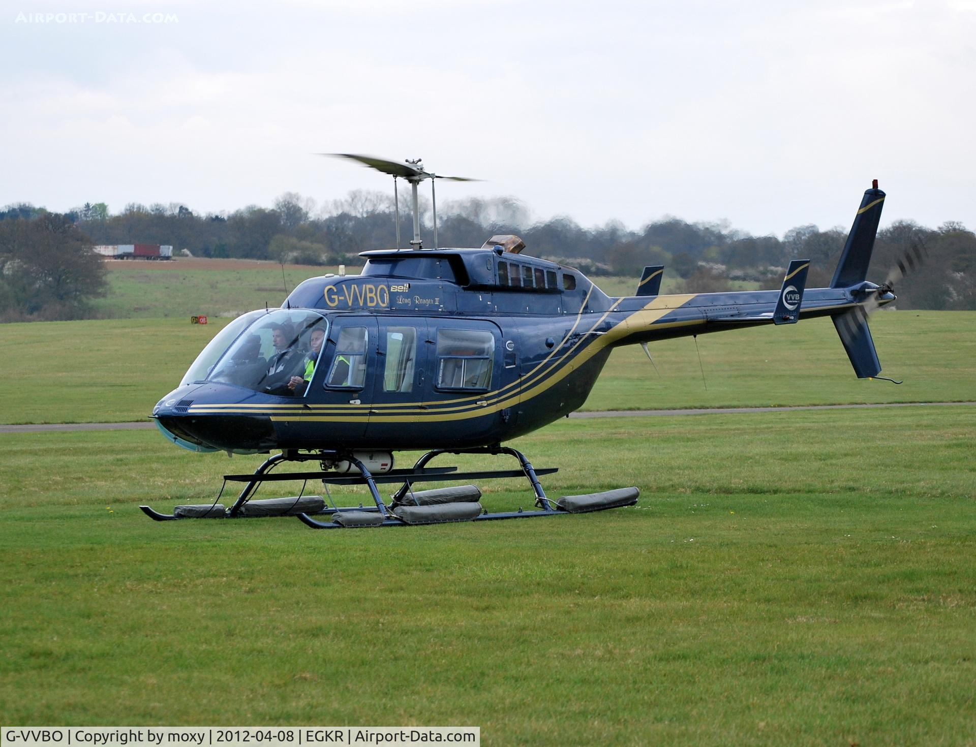 G-VVBO, 1989 Bell 206L-3 LongRanger III C/N 51284, Bell 206L-3 LongRanger III at Redhill. Ex EI-BYR