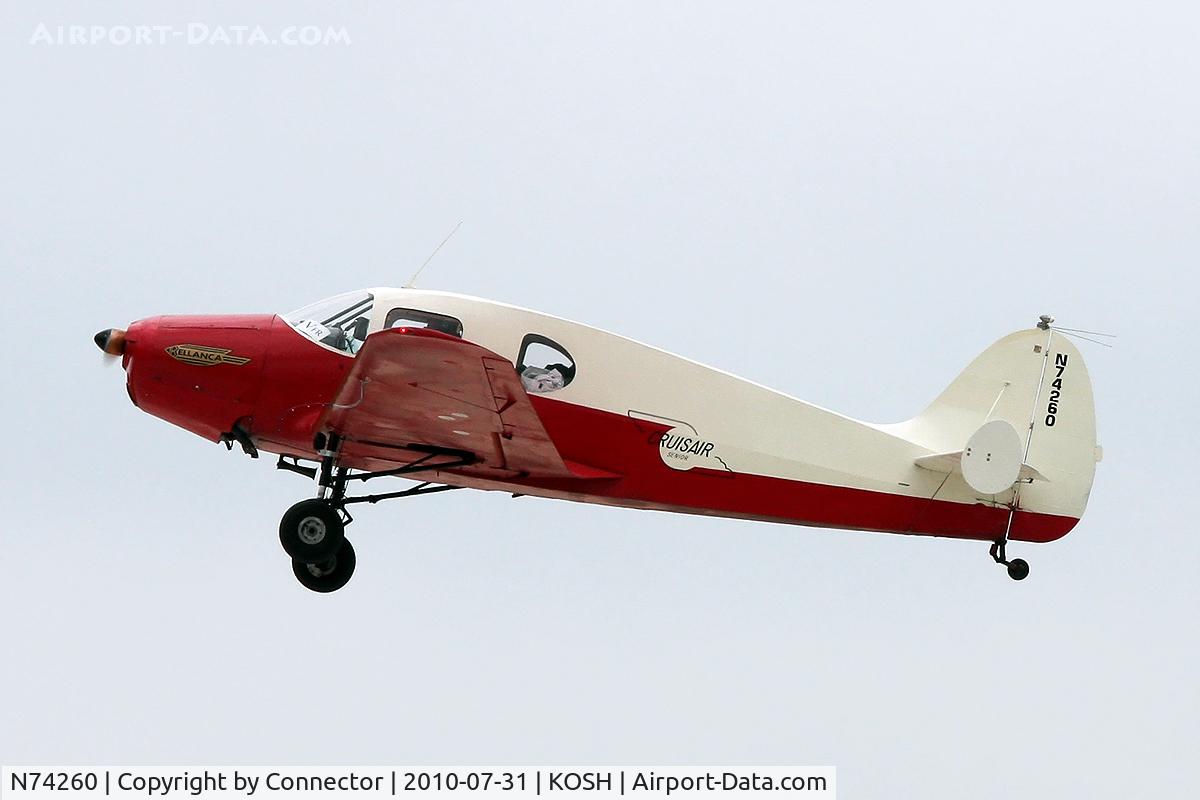 N74260, 1946 Bellanca 14-13 Cruisair Senior C/N 1373, EAA Airventure 2010.