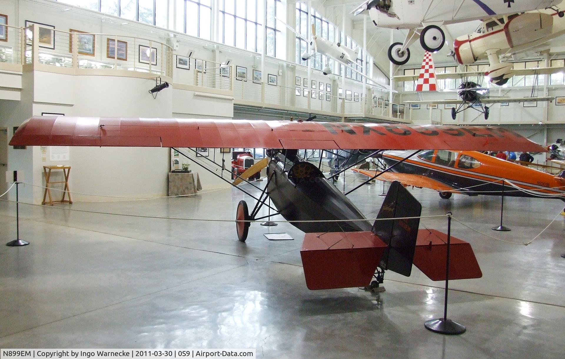N899EM, Pietenpol Scout C/N 961, Pietenpol (E. Myers) Scout at the Port Townsend Aero Museum, Port Townsend WA