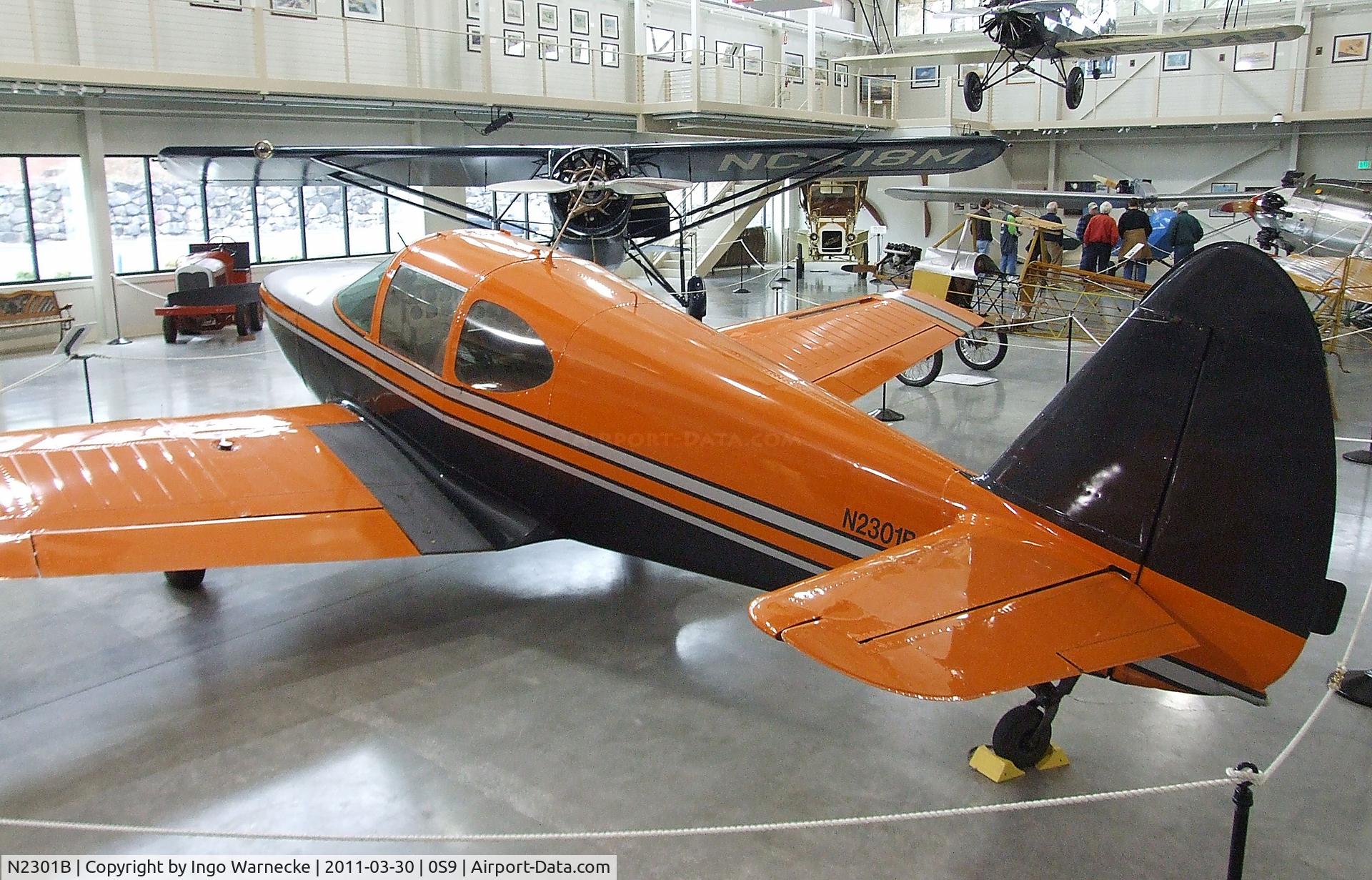 N2301B, 1948 Temco GC-1B Swift C/N 3601, Temco GC-1B Swift at the Port Townsend Aero Museum, Port Townsend WA