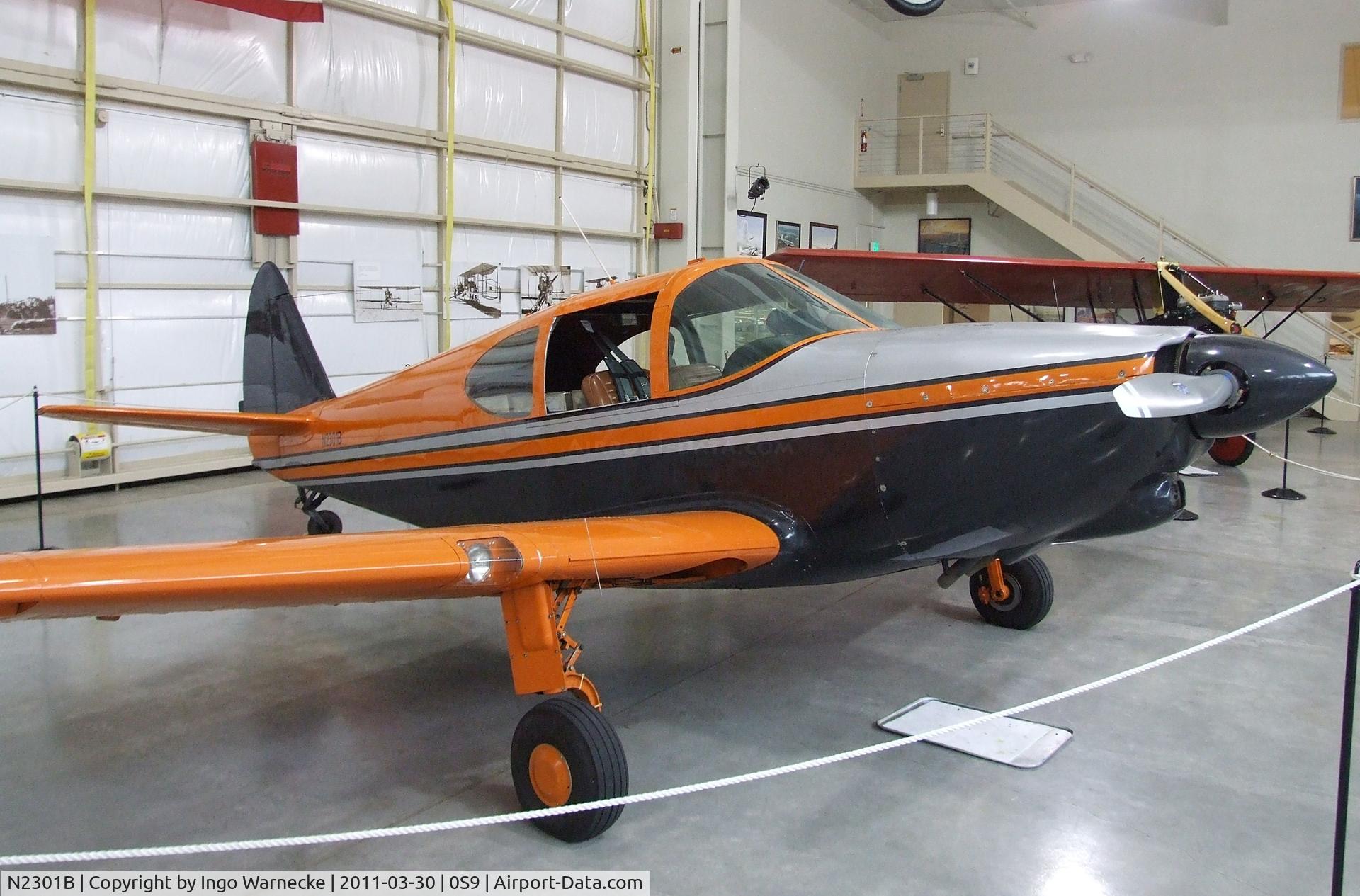 N2301B, 1948 Temco GC-1B Swift C/N 3601, Temco GC-1B Swift at the Port Townsend Aero Museum, Port Townsend WA