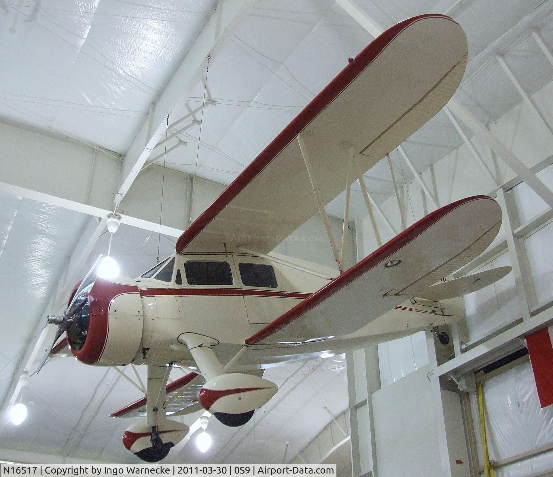 N16517, 1936 Waco YKS-6 C/N 4508, Waco YKS-6 at the Port Townsend Aero Museum, Port Townsend WA