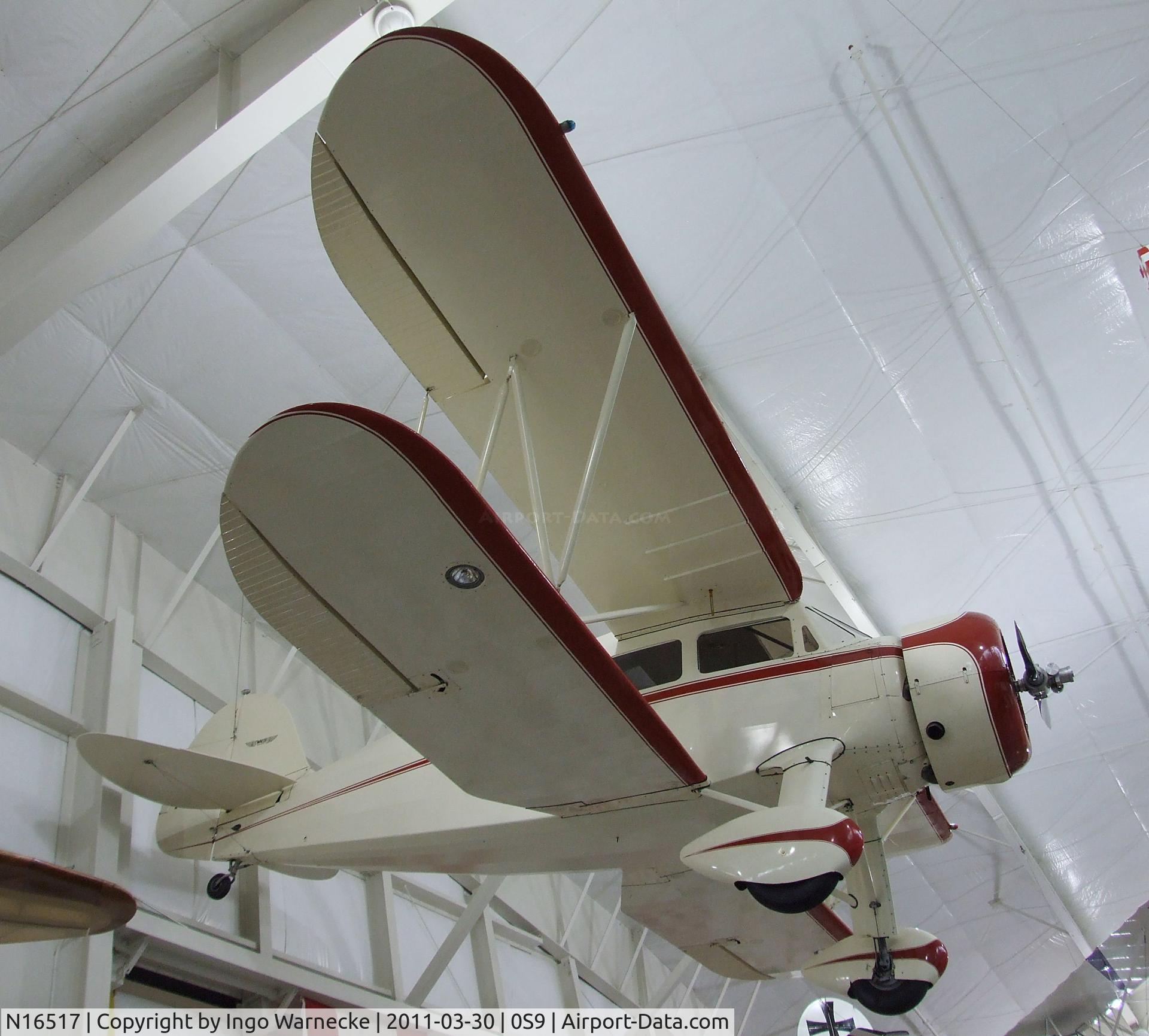 N16517, 1936 Waco YKS-6 C/N 4508, Waco YKS-6 at the Port Townsend Aero Museum, Port Townsend WA