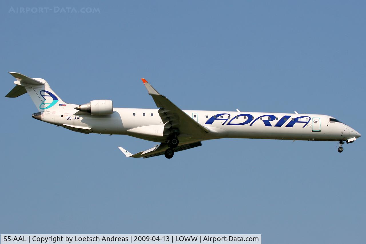 S5-AAL, 2007 Bombardier CRJ-900LR (CL-600-2D24) C/N 15129, Adria Airways