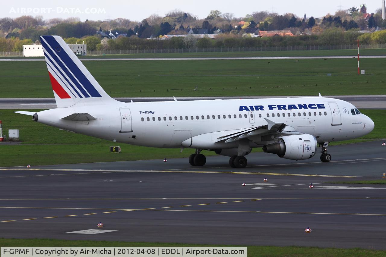F-GPMF, 1996 Airbus A319-113 C/N 637, Air France, Airbus A319-113, CN: 0637