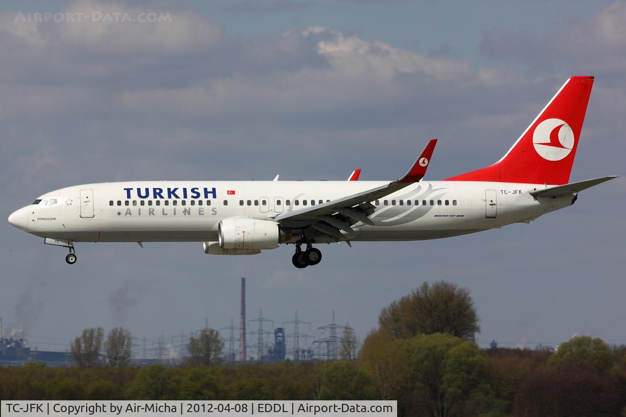 TC-JFK, 1999 Boeing 737-8F2 C/N 29773, Turkish Airlines, Boeing 737-8F2 (WL), CN: 29773/0259, Aircraft Name: Zonguldak